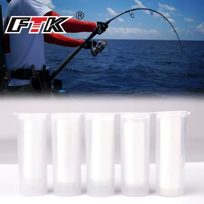 FTK 250m fil à appâts invisible - Bobine robuste pour fixation d'esches - Accessoire mer et pêche au vif