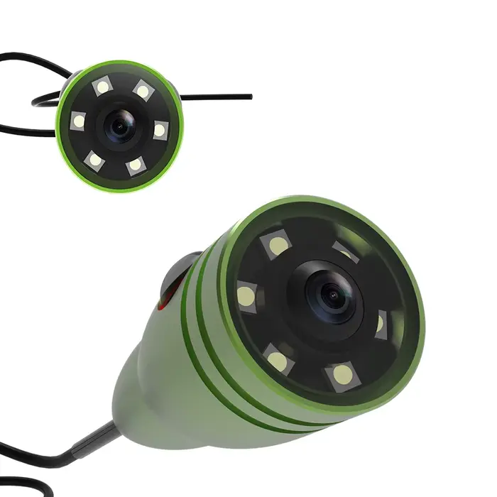Caméra de pêche sous-marine 1000TVL avec 6 LED blancs pour pêche sur glace et observation hivernale