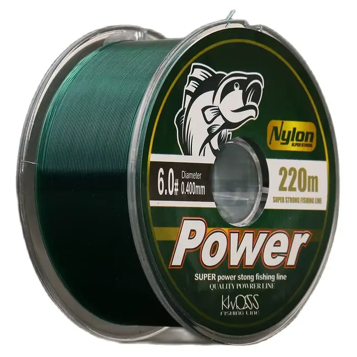 Ligne de pêche fluorocarbone salée coulante 220m pour carpe, bateau et mer en nylon japonais