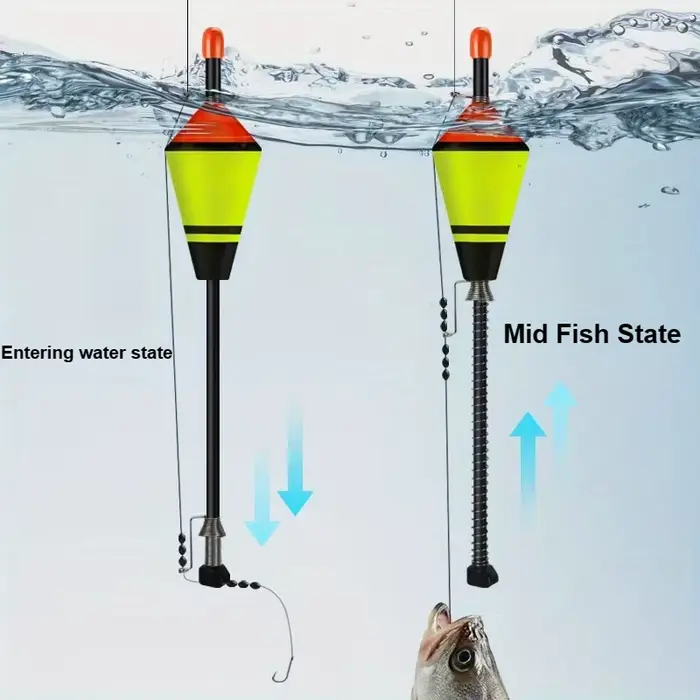 Kit de flotteurs automatiques pour pêche en mer, accessoires de pêche portables et rapides en 1