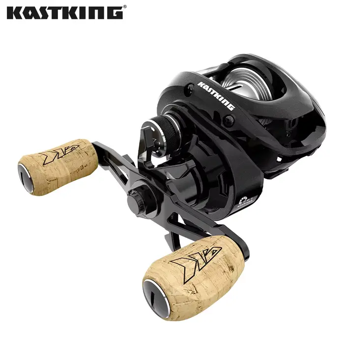 Moulinet baitcasting KastKing Royale MegaTron - Ratio 7.2:1 - Frein 8kg - Pour pêche en eau douce