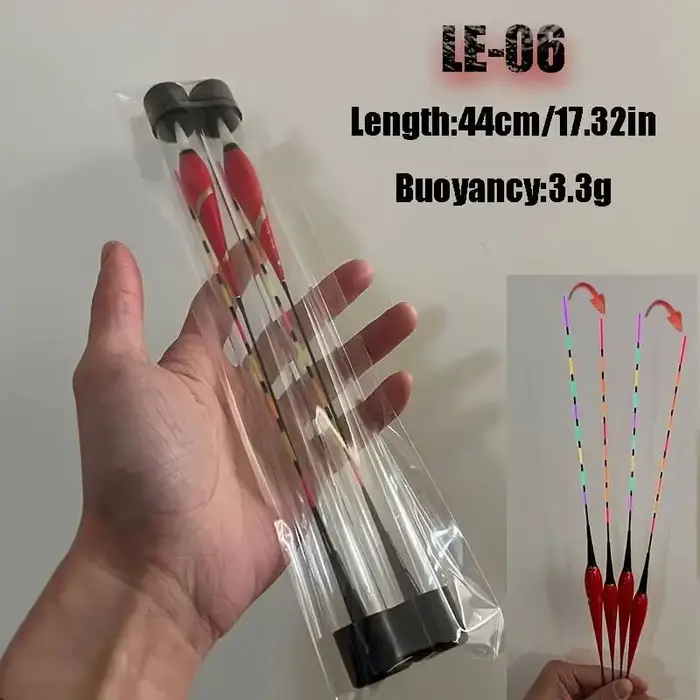 2 flotteurs LED indicateurs de touche - Changement de couleur électronique avec batterie CR425