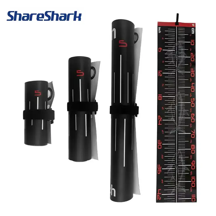 Règle de mesure poissons ShareShark 110cm étanche PVC anti-rides pour pêche carpe portable