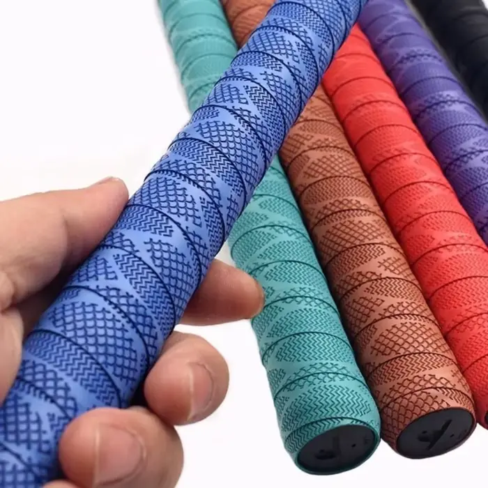 Bande adhésive anti-dérapante 2m - Ruban enrouleur pour canne à pêche, guidon vélo et filet badminton