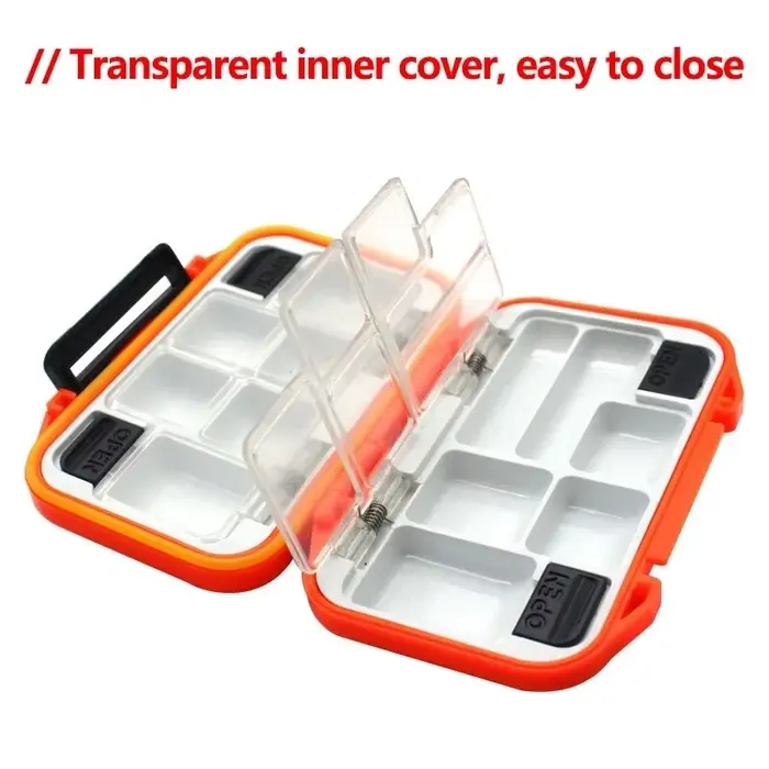 Boîte rangement appâts BURLE OEM 4 couleurs tailles S/M/L accessoires pêche fournitures