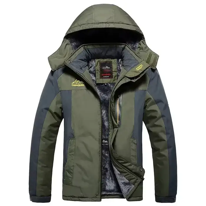 Parka homme imperméable épaisse 9XL pour pêche hivernale - Veste militaire polaire