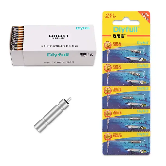 100 flotteurs électriques lumineux DLY pour pêche nocturne, modèles CR311 CR316 CR322 CR425 CR435