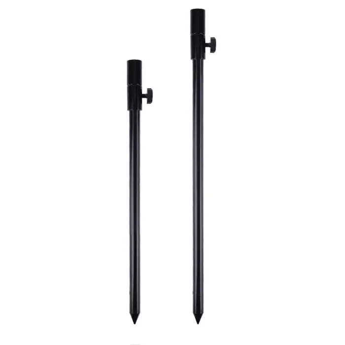Support Canne Pêche Carp Fishing - Bâton de Rive Réglable Aluminium Noir - Rod Pod Professionnel - Matériel Pêche