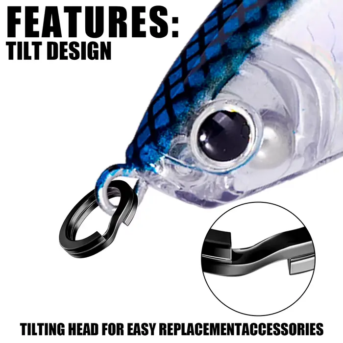 100pcs Fishing Split Rings Stainless Steel 3.5-12MM High Quality Strengthen Doub