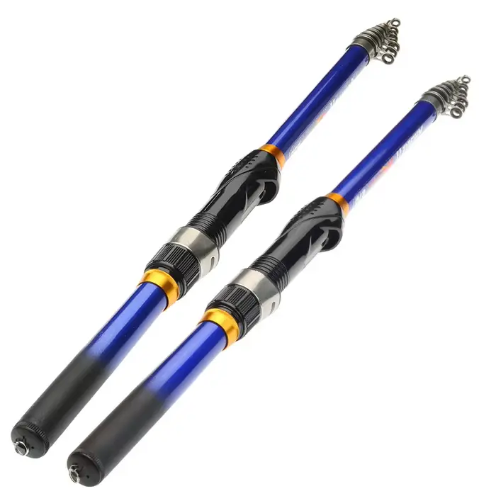 Canne télescopique BAKAWA carbone pêche rocheuse 1.5-3m, siège moulinet, voyage pêche carpe et carnassiers