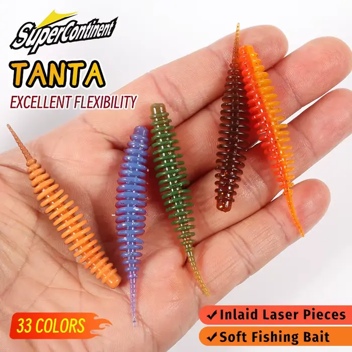 Leurre souple Tanta 49-65mm pour carpe et black bass - Appât artificiel PVA 2021