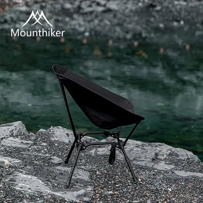 Chaise pliante détachable Mountainhiker 1.2kg - Fauteuil lune ultraléger pour pêche plage et rivière