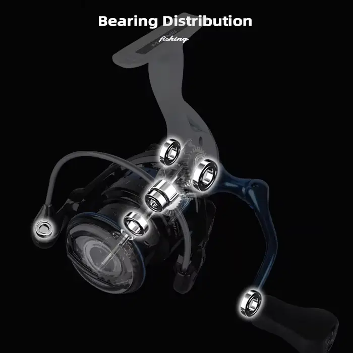 Moulinet spinning ultraléger MIFINE LEGENCY drag 8KG taille 500 pour pêche glace, carpe, eau douce et mer