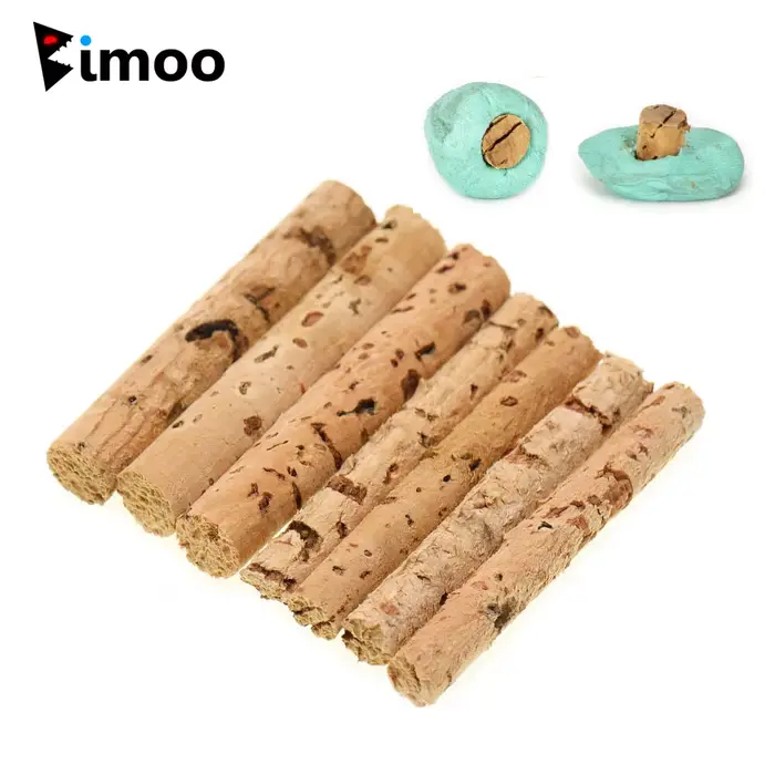 Bouchons liège flottants en bois de chêne 10 pièces 6mm 8mm pour montage pêche carpe appâts granulés et Pop Up lac rivière étang