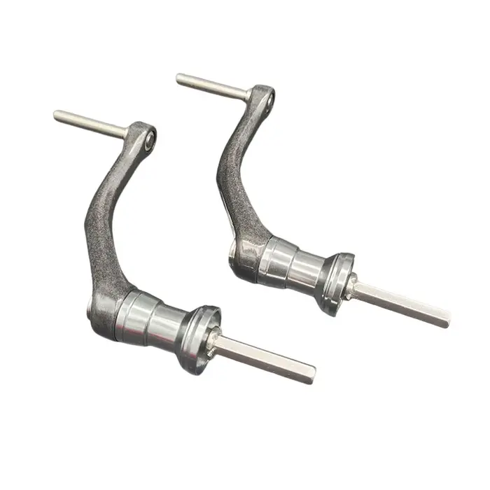 Manivelle de remplacement pour moulinet de pêche spinning SHIMANO et DAIWA type prise carrée ou hexagonale