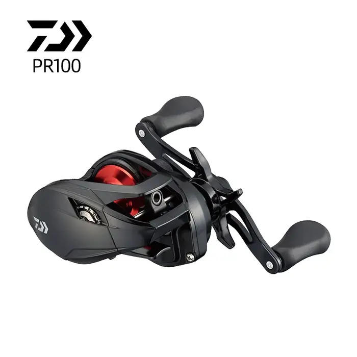 Moulinet baitcasting Daiwa PR100H 3+1BB ratio 7.3:1 frein 5kg pêche en mer eau salée