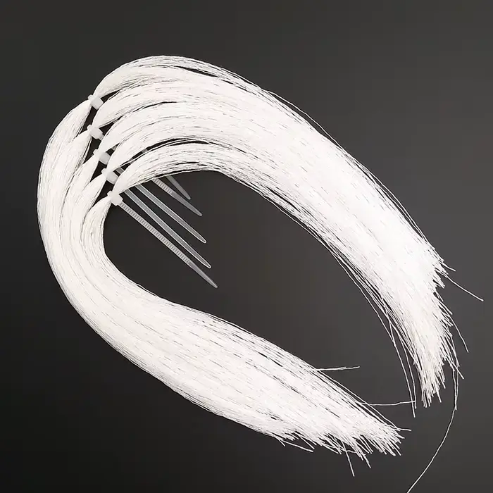 Fil de pêche fluorescent UV pour mouches et assist hooks - Matériau brillant pour montage DIY