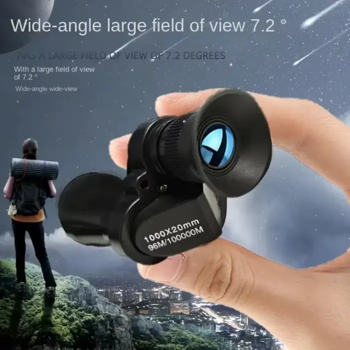 Télescope monoculaire portable HD - Zoom haute puissance pour pêche, chasse, randonnée et observation