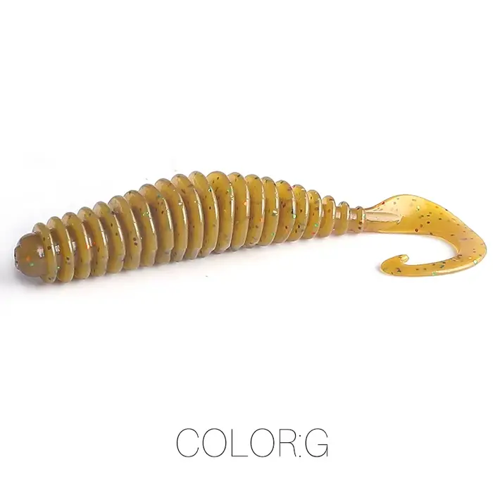 Leurre souple Tanan-Tail 50-65mm nouvelle collection 2023 pour pêche carpe et carnassiers - PVC français
