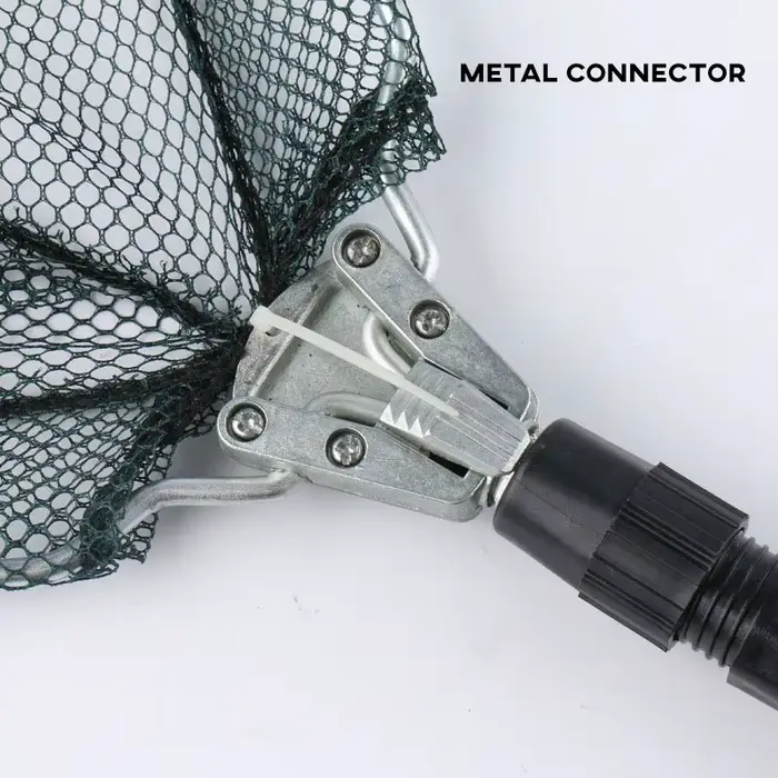 Filet de pêche télescopique aluminium 190 cm rétractable pour carpe et pêche à la mouche en mer