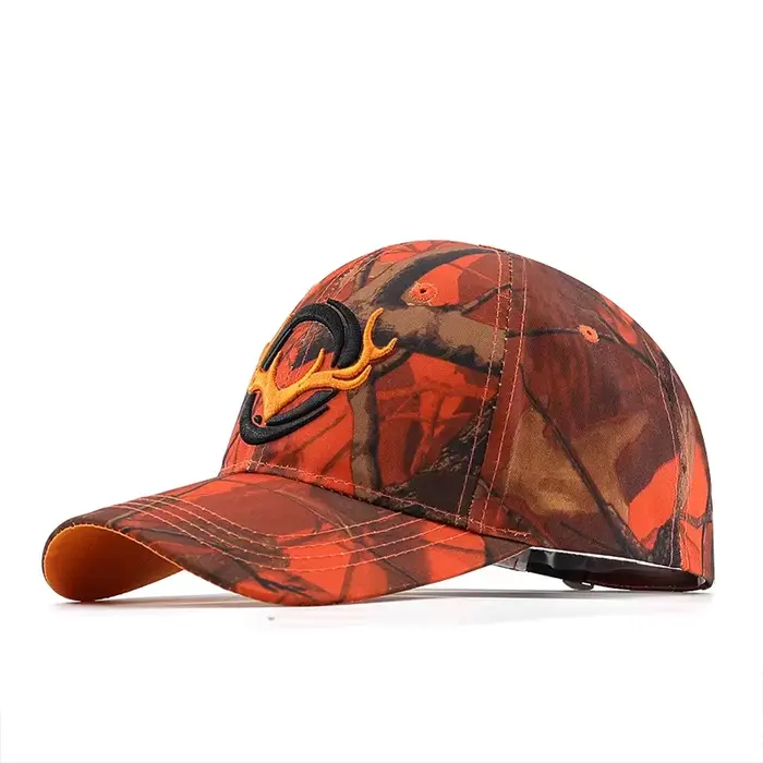 Casquette pêche camouflage cerf réglable - Chapeau unisexe pêche chasse activités outdoor