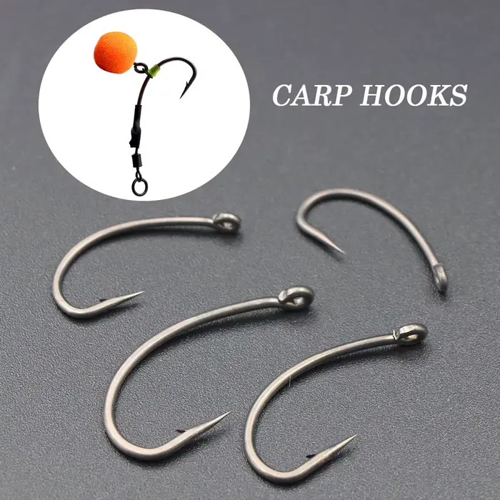 Hameçons carpe PTFE 20 pièces - Revêtement anti-corrosion pour method feeder et hair rigs