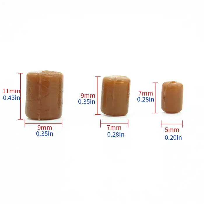 Leurres flottants silicone Hirisi 30 pièces - Appâts artificiels pour pêche de la carpe en étang et rivière