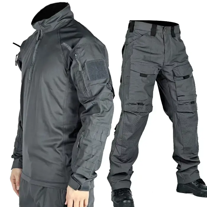 Ensemble pêche rapide séchage - Tenue camouflage ripstop pour pêche active