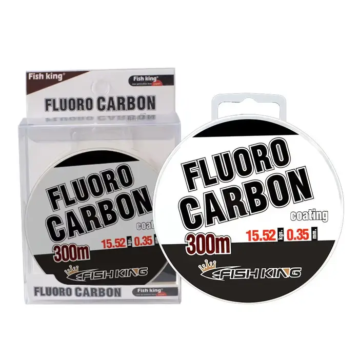 Ligne de pêche fluorocarbone Full Sink 300m pour carpe, leader japonais 100% monofilament 0.30 à 0.50mm