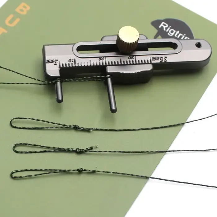 Outil nœuds pêche carpe Rigtrip réglable pour montage hair rig et boucles précises