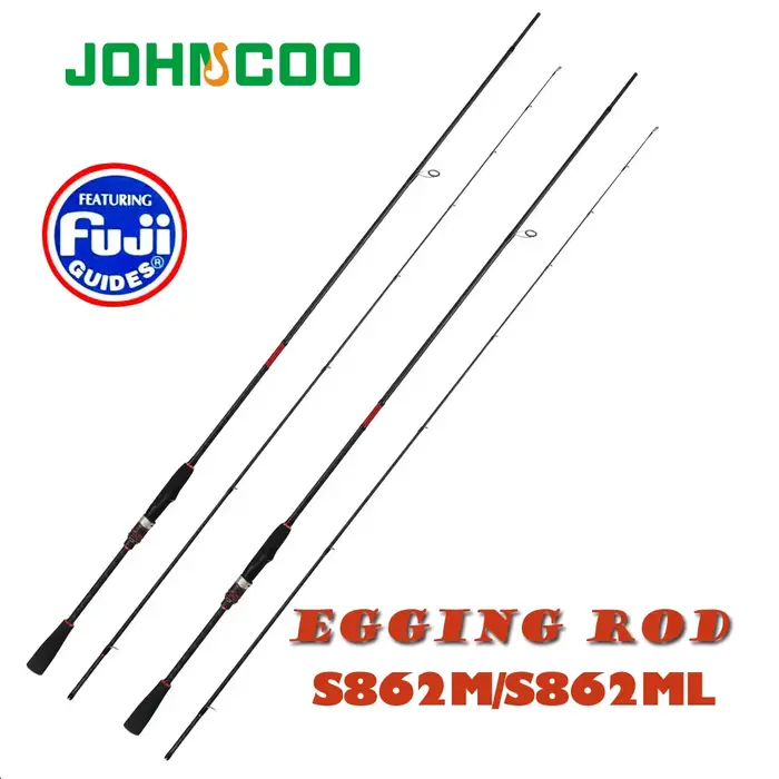 Canne à pêche Egging ML M 2.59m Johncoo Kota Egi pour calmar action rapide 1.8-3.5# pêche côtière