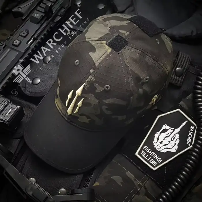 Casquette tactique Poseidon opérateur bleu marine camouflage pêche sport extérieur chasse