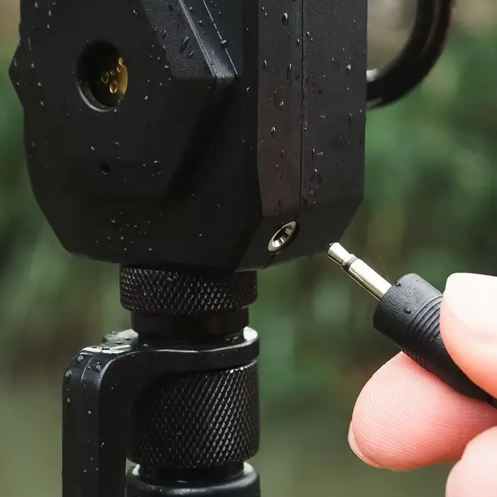 Kit d'alarme sans fil étanche Hirisi pour pêche à la carpe - Set 1+2 avec indicateur S7