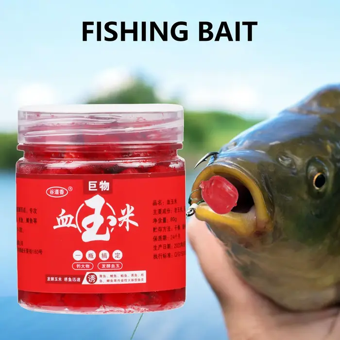 Attractant sang pour poissons - Concentré rouge 80g pour truite, silure, carpe et hareng