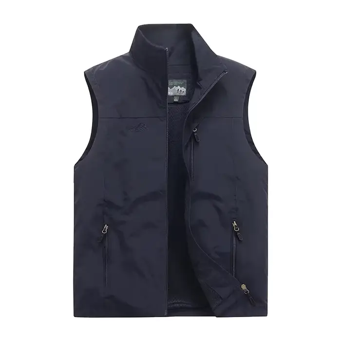 Gilet chaud respirant homme pour pêche montagne et camping, confortable et coupe-vent printemps automne