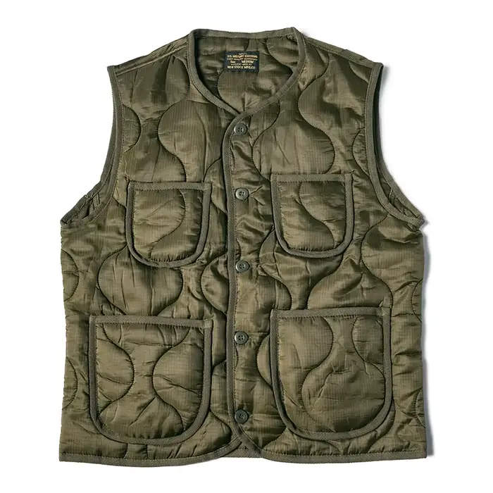 Veste légère sans manches matelassée en nylon doublure chaude pour la pêche