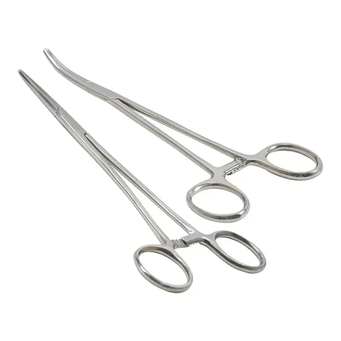 Pince dégorgeoir courbée acier inoxydable F04 accessoires pêche extraction hameçons équipement sport