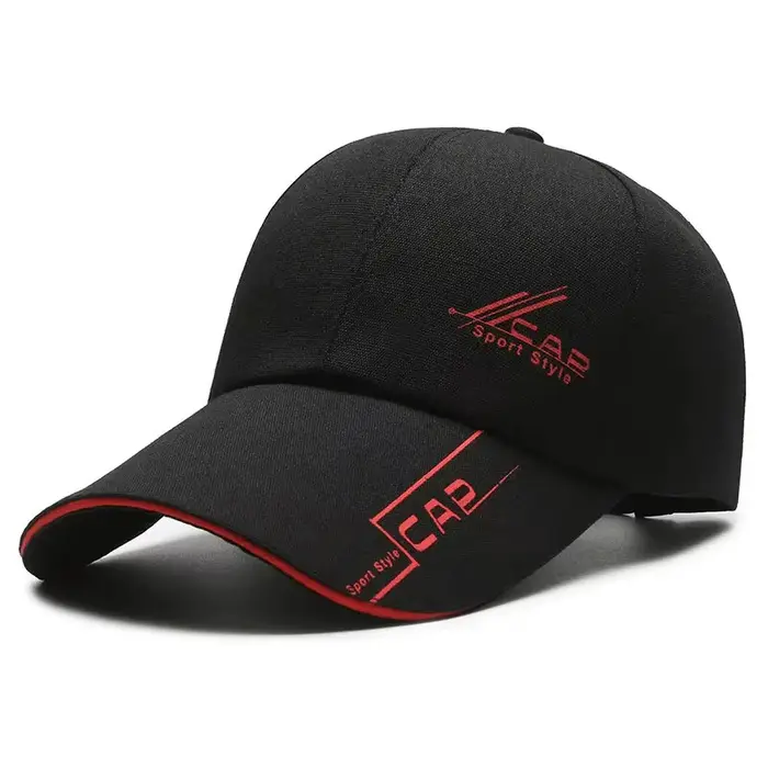 Casquette pêche été à longue visière - Chapeau de soleil unisexe pour pêche en mer et rivière