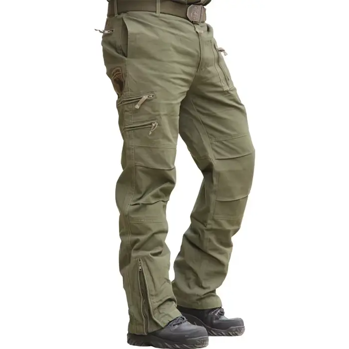 Pantalon cargo camouflage 2024 homme militaire vert gris multi-poches coton pêche travail