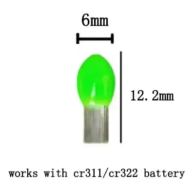 20 bâtons lumineux 6 couleurs pour flotteurs CR425 CR435 - Accessoire pêche nocturne LED A618
