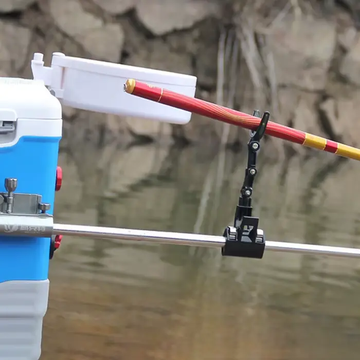 Support de canne à pêche lumineux anti-dérapant pour pont ou radeau - accessoire pêche renforcé