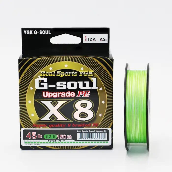 Fil de pêche YGKPE G SOUL X8 8 brins japonais 150-200M 14-60LB pour pêche technique précise