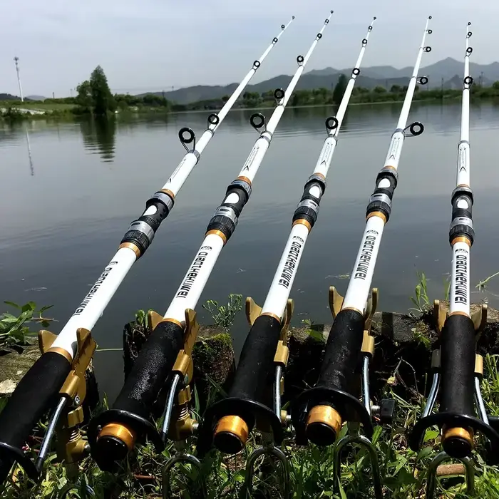 Canne à carpe GHOTDA 2.1M-3.6M Carp Fishing Rod Feeder Hard FRP Carbon Fiber Telescopic Fishing Rod Fishing Pole