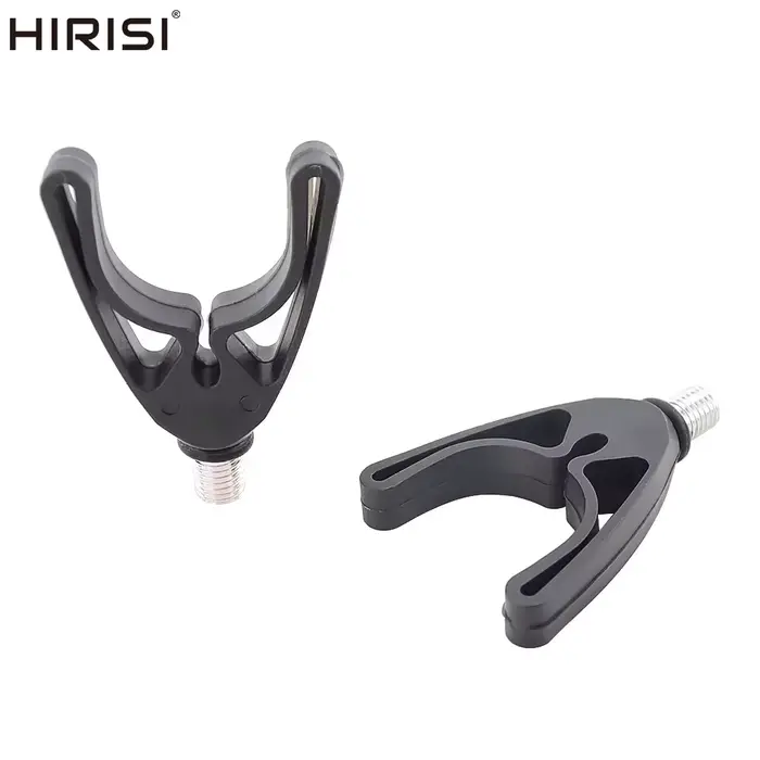 4 supports de canne à pêche carpe pour alarme et barre buzzer - accessoires pêche robustes et polyvalents