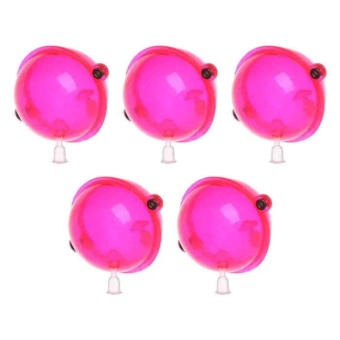 Lot de 5 flotteurs de pêche bulles ABS bleus et rouges 25 32 40 47mm pour