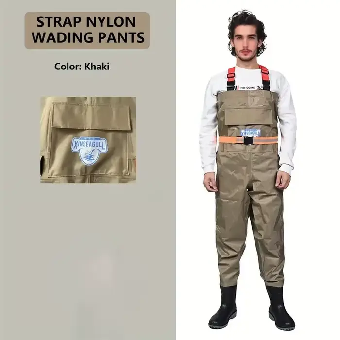 Pantalon de pêche épais en nylon imperméable combinaison intégrale vêtement technique pêche