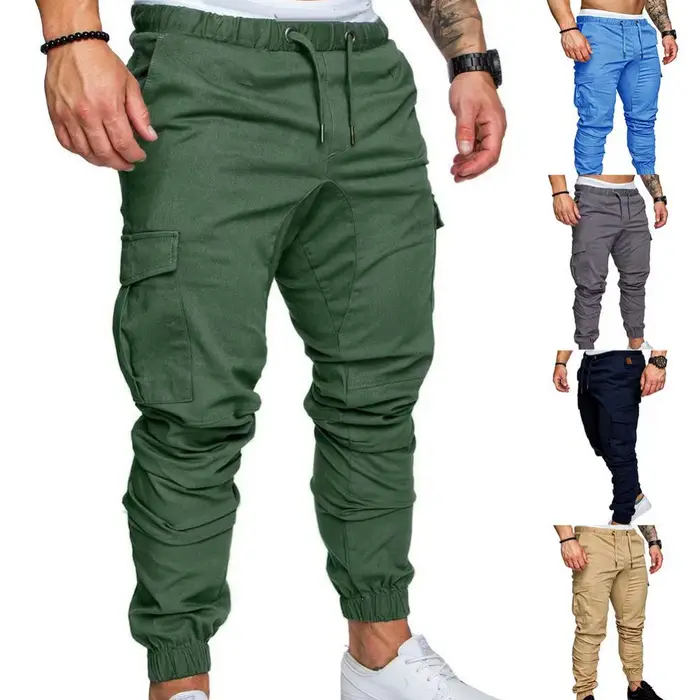 Pantalon jogging uni homme pour pêche streetwear - Style hip hop et confort pour pêche décontractée