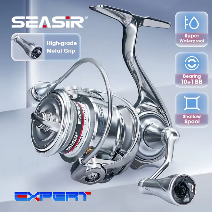 Moulinet spinning Seasir Expert Ultra-Long Casting 1500S-4000S pour pêche eau douce et mer