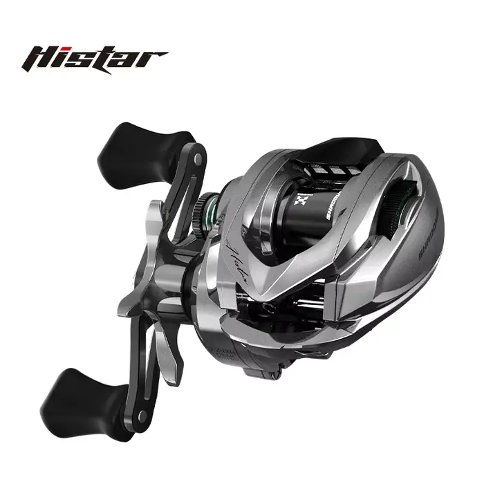 Moulinet baitcasting Histar Verdant BFS ultra léger 118g carbone ratio 7.2:1 4KG frein