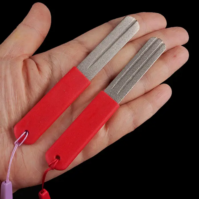 Aiguiseur d'hameçons portable Adamas 3 rainures - Affûtage précis pour tous types d'hameçons de pêche